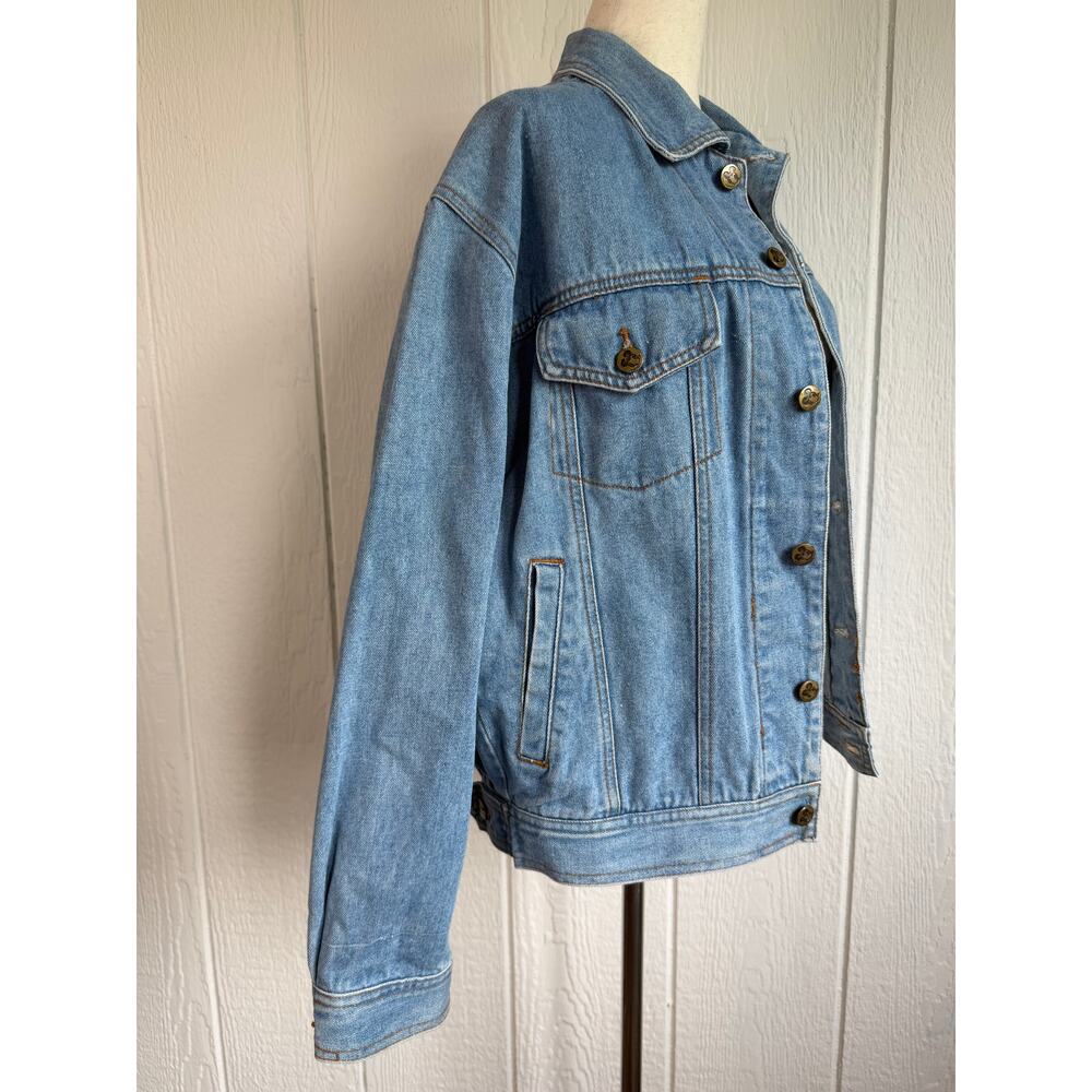 Vintage 90s Mickey Mouse Jean Jacket Disney Y2K Mickey & Co - Picture 2 of 8